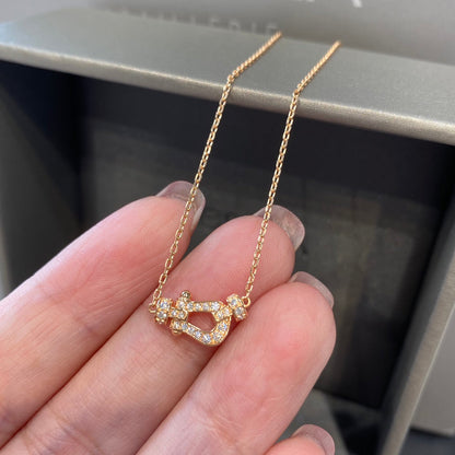[Lucky Star]FORCE 10 DIAMOND PINK GOLD NECKLACE MINI MODEL