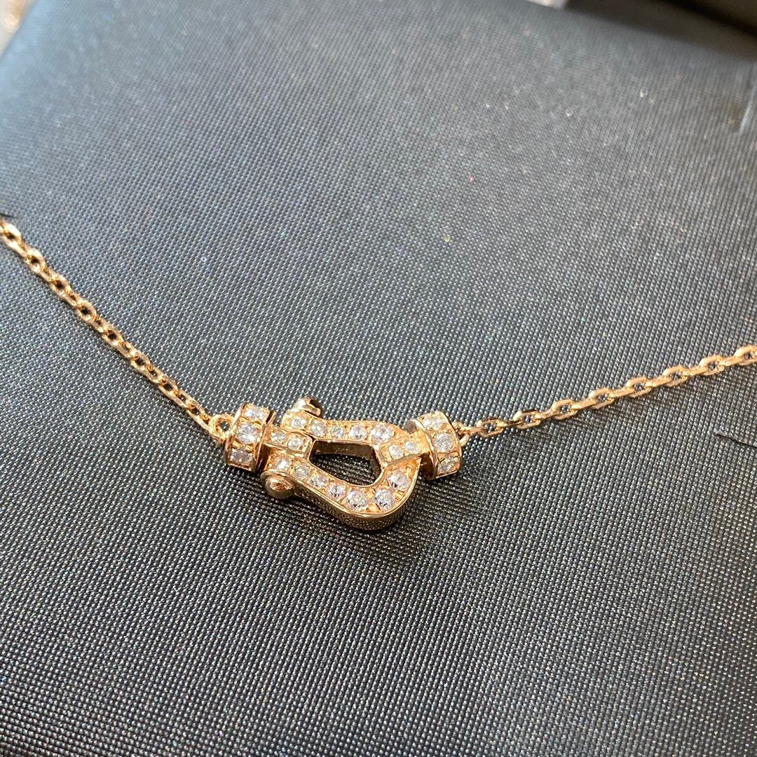 [Lucky Star]FORCE 10 DIAMOND PINK GOLD NECKLACE MINI MODEL