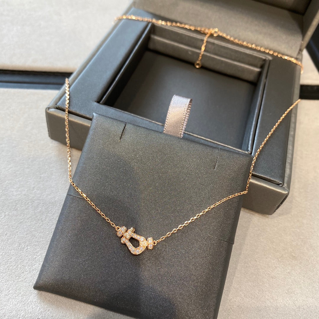 [Lucky Star]FORCE 10 DIAMOND PINK GOLD NECKLACE MINI MODEL