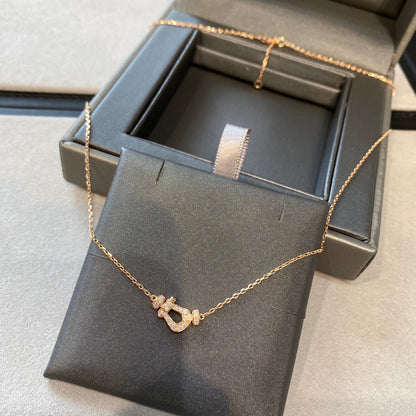 [Lucky Star]FORCE 10 DIAMOND PINK GOLD NECKLACE MINI MODEL