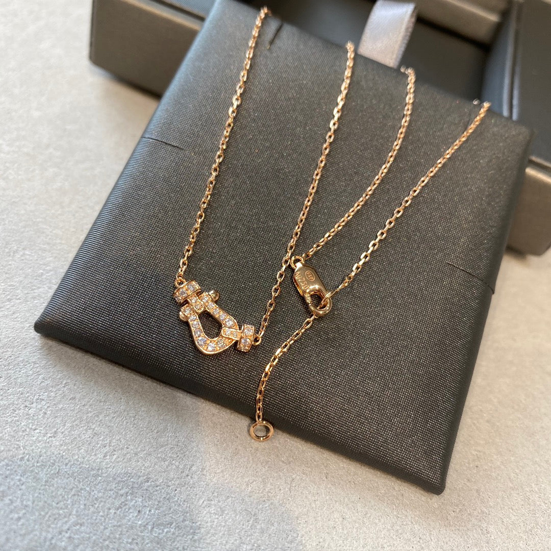 [Lucky Star]FORCE 10 DIAMOND PINK GOLD NECKLACE MINI MODEL