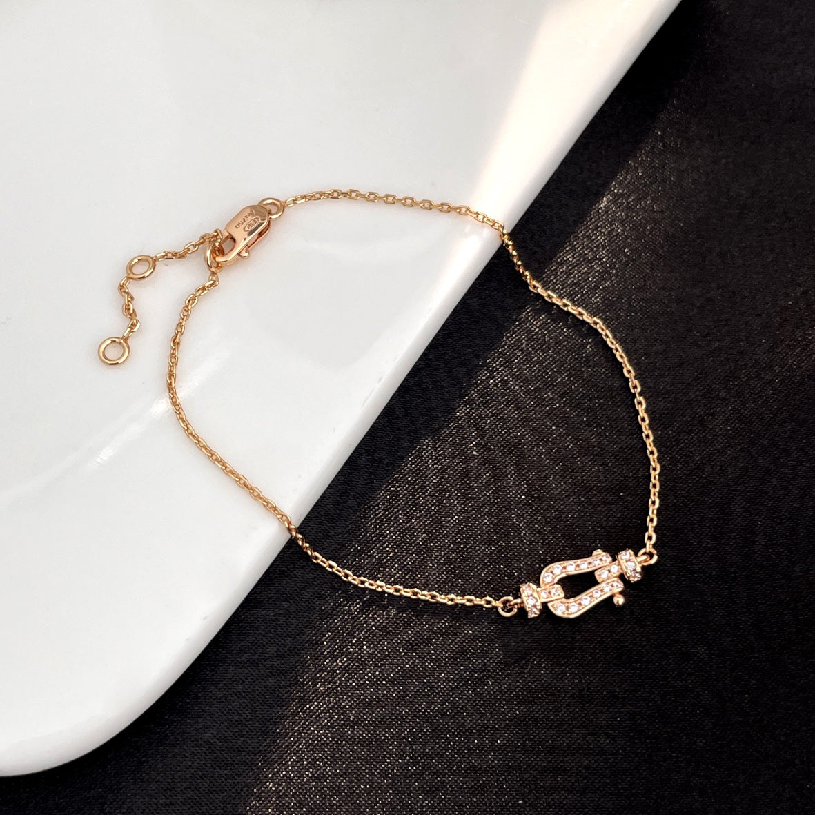 [Lucky Star]FORCE 10 FULL DIAMOND BUCKLE CHAIN LINK MINI MODEL