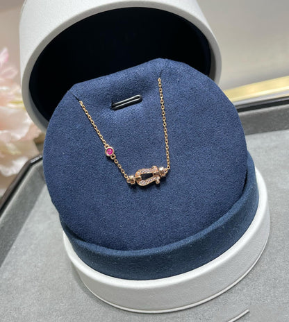 [ラッキースター]フォース10 ダイヤモンドチェーンリンク ピンクゴールドブレスレット