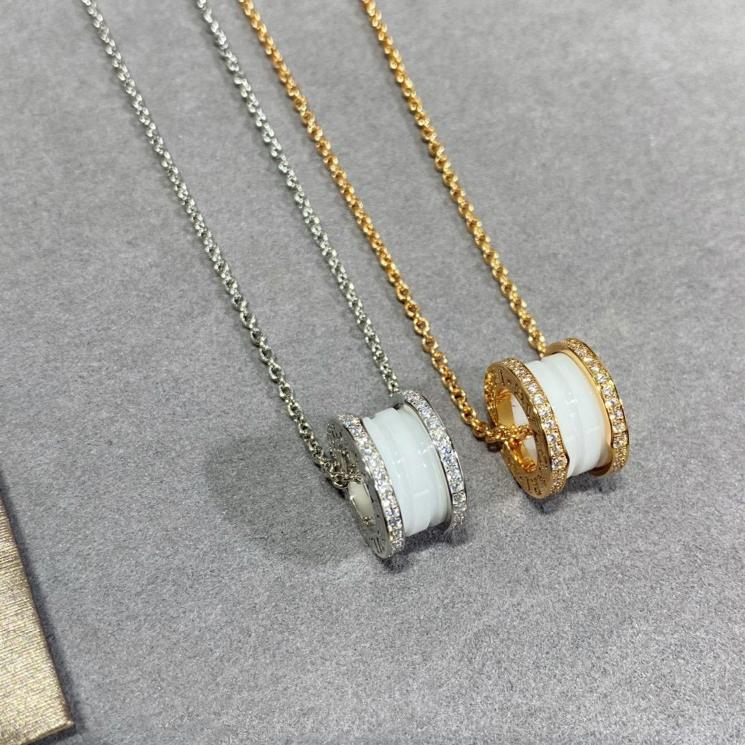 [Lucky Star]ZERO 1 DIAMOND CERAMIC NECKLACE