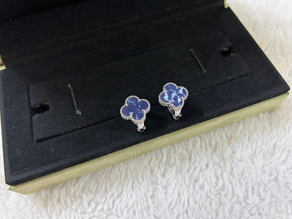 [Lucky Star]CLOVER PIETERSITE MEDIUM STUD EARRINGS