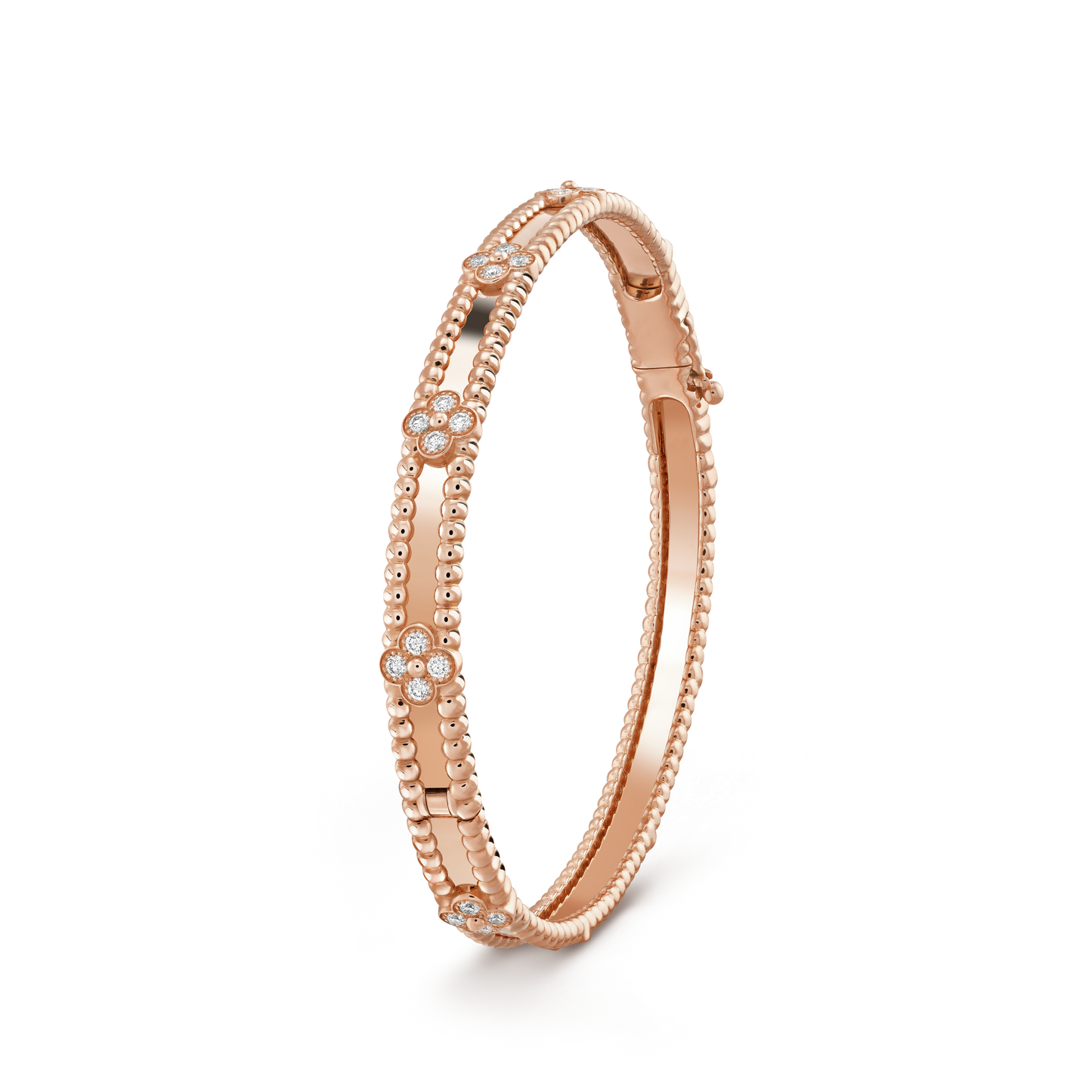 [Lucky Star]CLOVER BRACELET 4MM DIAMONDS