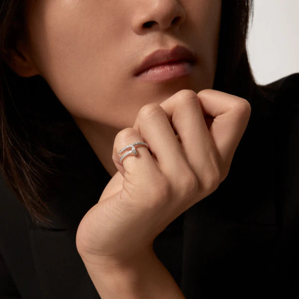 [Lucky Star]JUSTE RING 1.8MM SILVER DIAMONDS