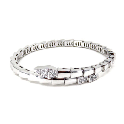 [Lucky Star]SERPENTI BRACELET DIAMONDS SILVER