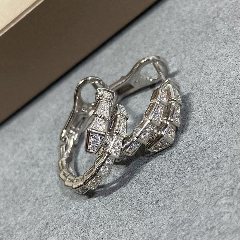 [Lucky Star]SERPENTI EARRINGS DIAMOND