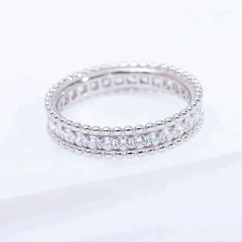 [Lucky Star]PERLEE DIAMOND SILVER RING