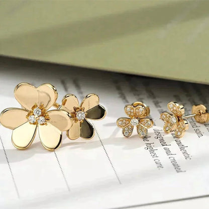[Lucky Star]CLOVER COMOS GOLD DIAMOND RING