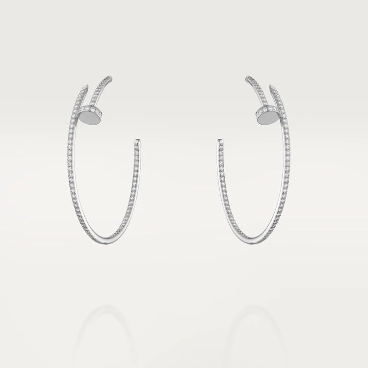 [ラッキースター]ジャステ イヤリング フルダイヤモンド 1.8MM