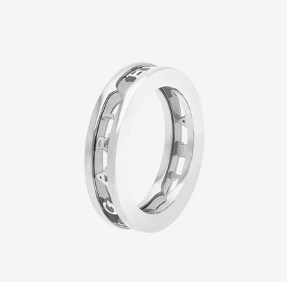 [Lucky Star]ZERO 1 ONE-BAND WITH OPENWORK LOGO SPIRAL RING