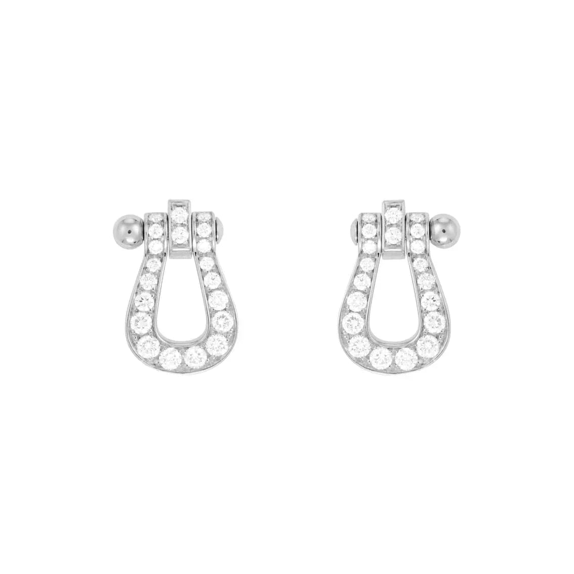 [Lucky Star]FORCE 10 FULL DIAMOND STUD EARRINGS MINI MODEL