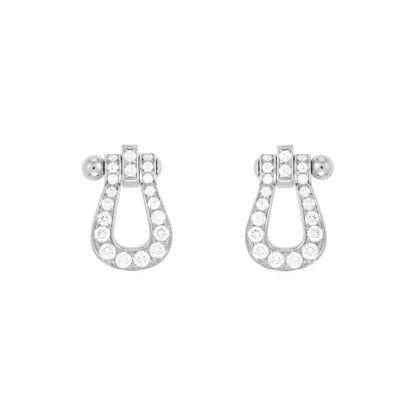 [Lucky Star]FORCE 10 FULL DIAMOND STUD EARRINGS MINI MODEL