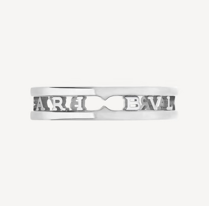 [Lucky Star]ZERO 1 ONE-BAND WITH OPENWORK LOGO SPIRAL RING