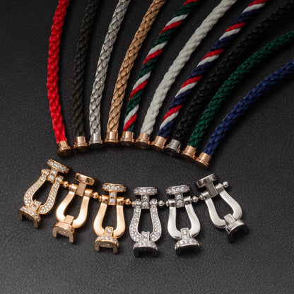 [Lucky Star]FORCE LARGE HORSESHOE NO DIAMOND BRACELET GOLD
