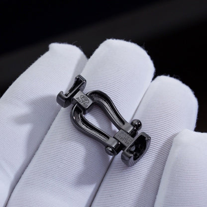 [Lucky Star]FORCE LARGE SERIES HORSESHOE BLACK SAMURAI BRACELET