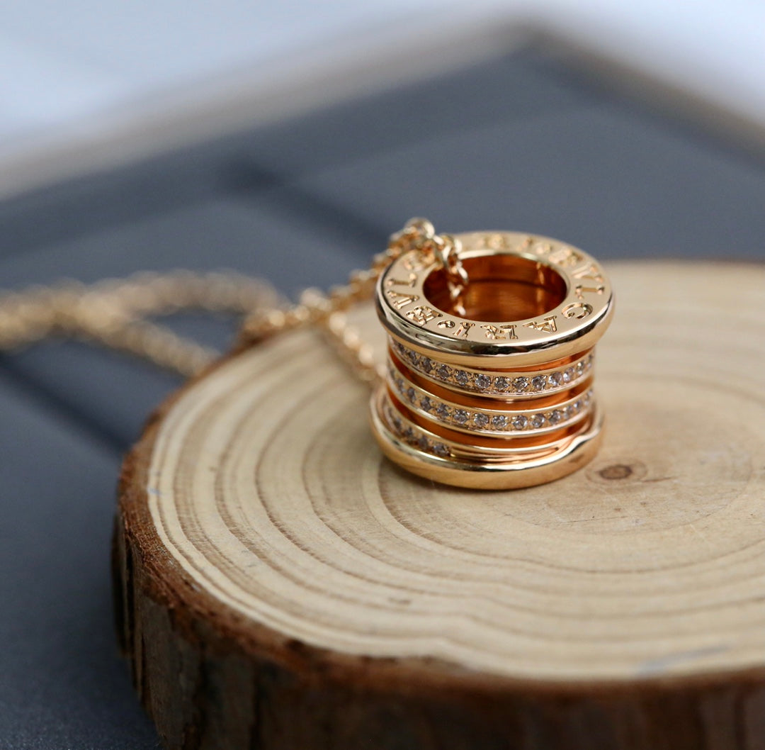 [Lucky Star]ZERO 1 PINK GOLD DIAMOND NECKLACE