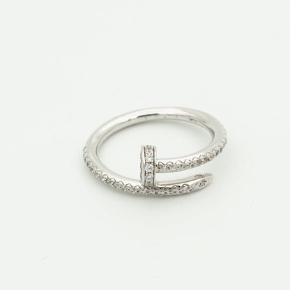 [Lucky Star]JUSTE RING 1.8MM SILVER DIAMONDS