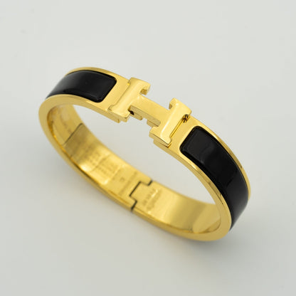 [Lucky Star]H BLACK BRACELET