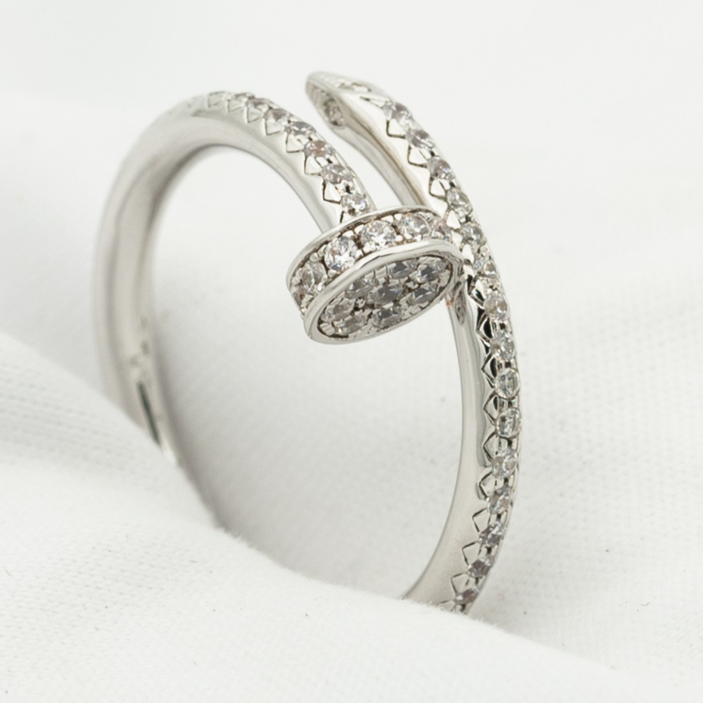 [Lucky Star]JUSTE RING 1.8MM SILVER DIAMONDS