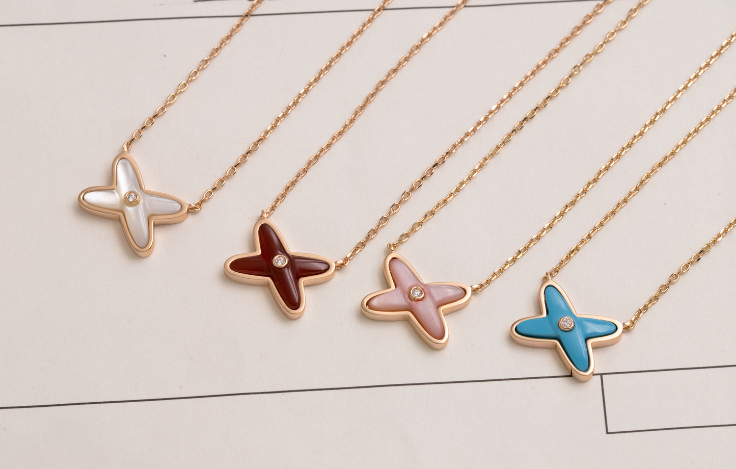 [Lucky Star]JEUX DE NECKLACE 1 DIAMOND