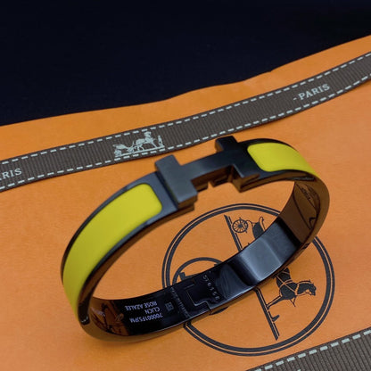 [Lucky Star]CLIC HM SO BLACK YELLOW BRACELET