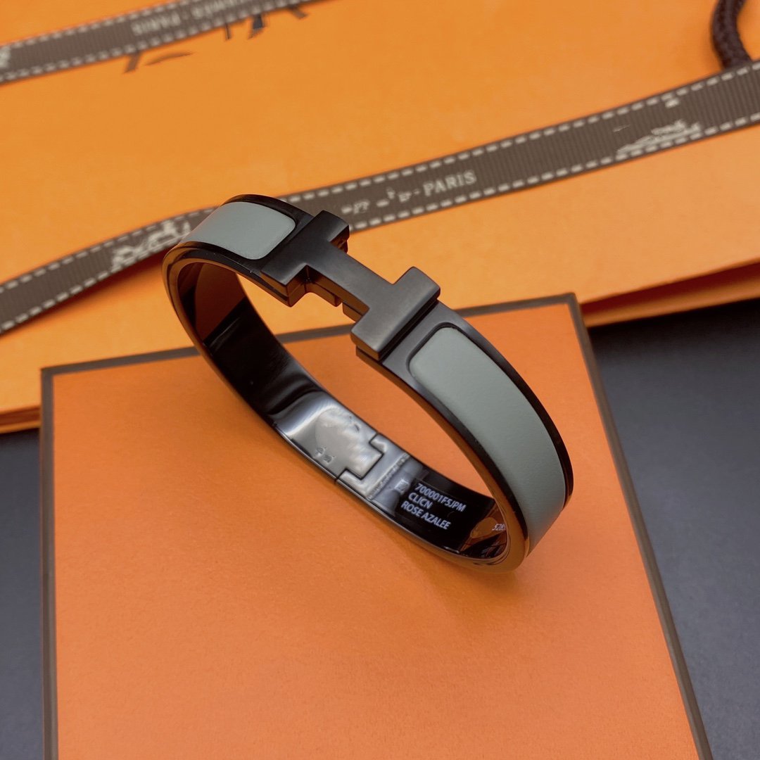 [Lucky Star]CLIC HM SO BLACK GREY BRACELET