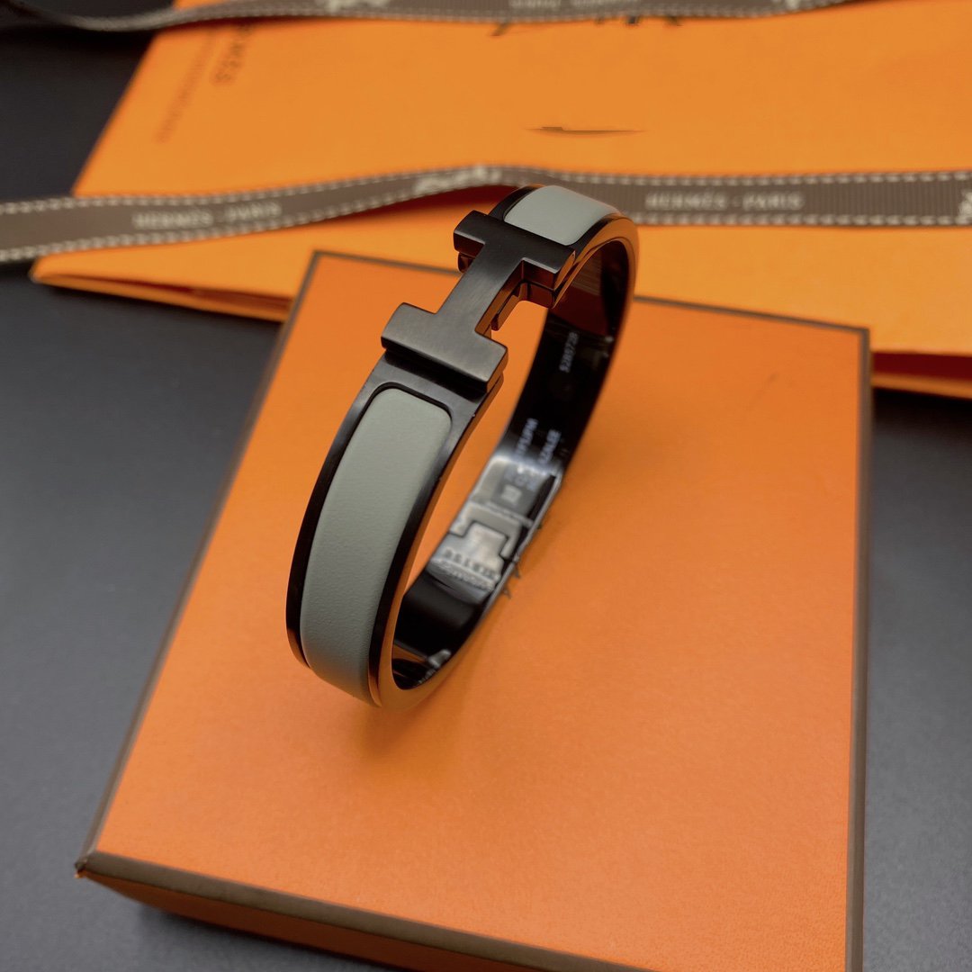 [Lucky Star]CLIC HM SO BLACK GREY BRACELET