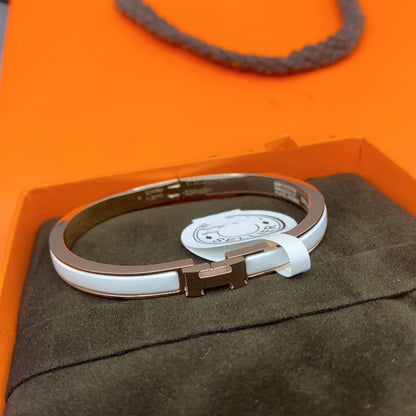 [Lucky Star]CLASSIC HM CLIC WHITE 8MM ENAMEL BRACELET