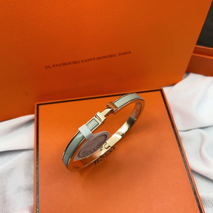 [Lucky Star]CLASSIC HM CLIC GREEN 8MM ENAMEL BRACELET