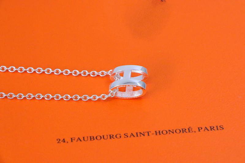 [Lucky Star]HM NECKLACE H LETTER OVAL SERIES