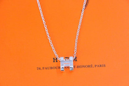 [Lucky Star]HM NECKLACE H LETTER OVAL SERIES