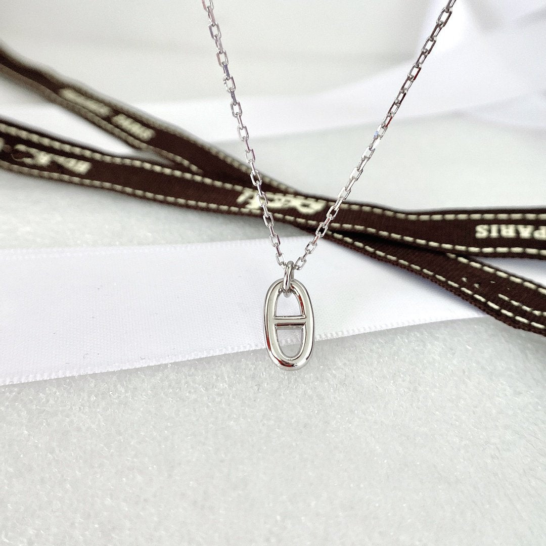 [Lucky Star]HM PIG NOSE NECKLACE
