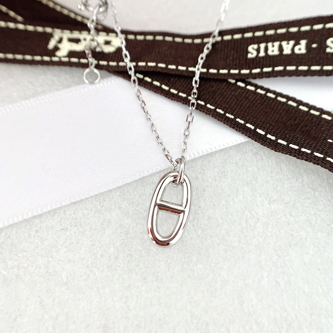 [Lucky Star]HM PIG NOSE NECKLACE