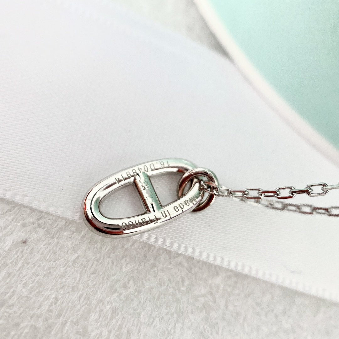 [Lucky Star]HM PIG NOSE NECKLACE
