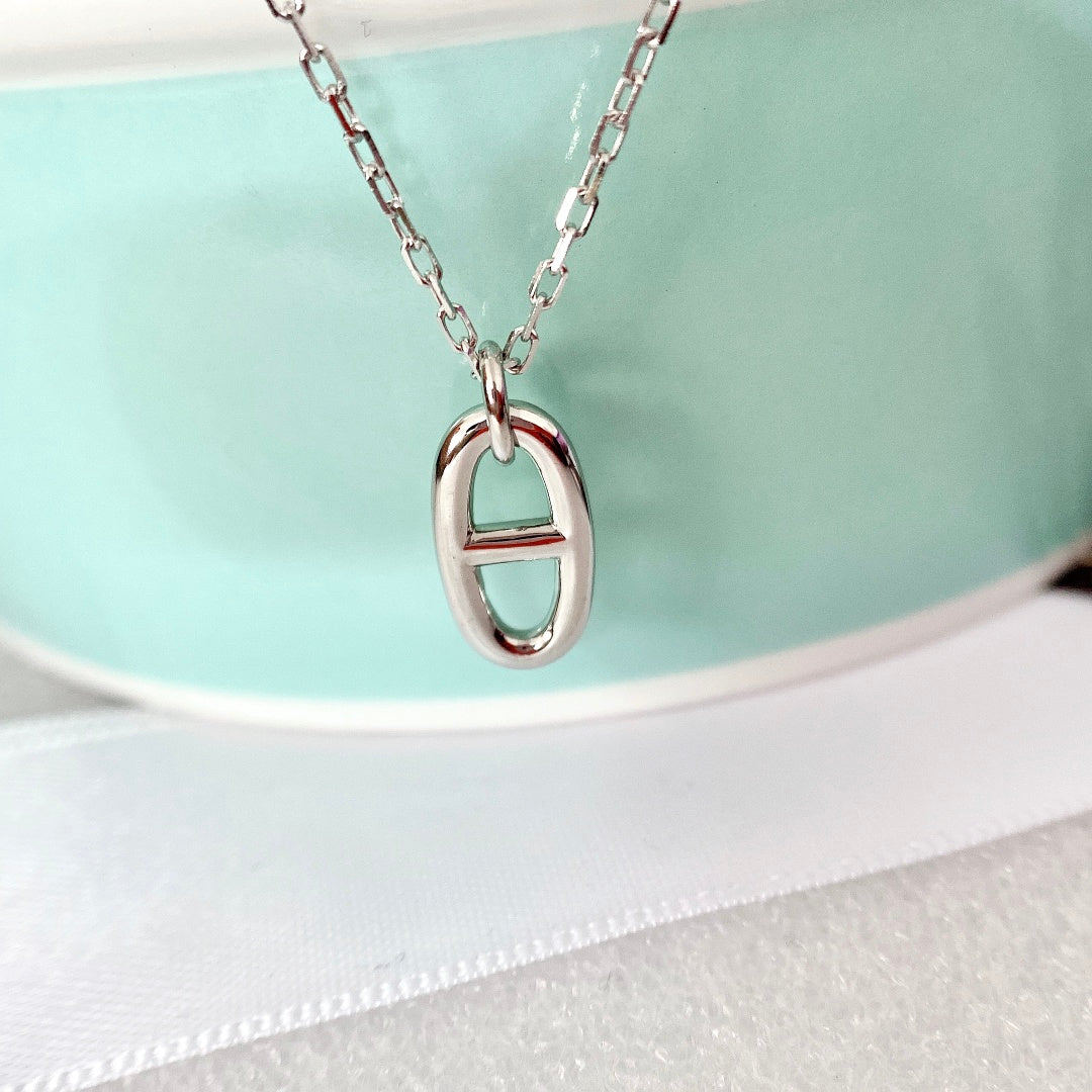 [Lucky Star]HM PIG NOSE NECKLACE