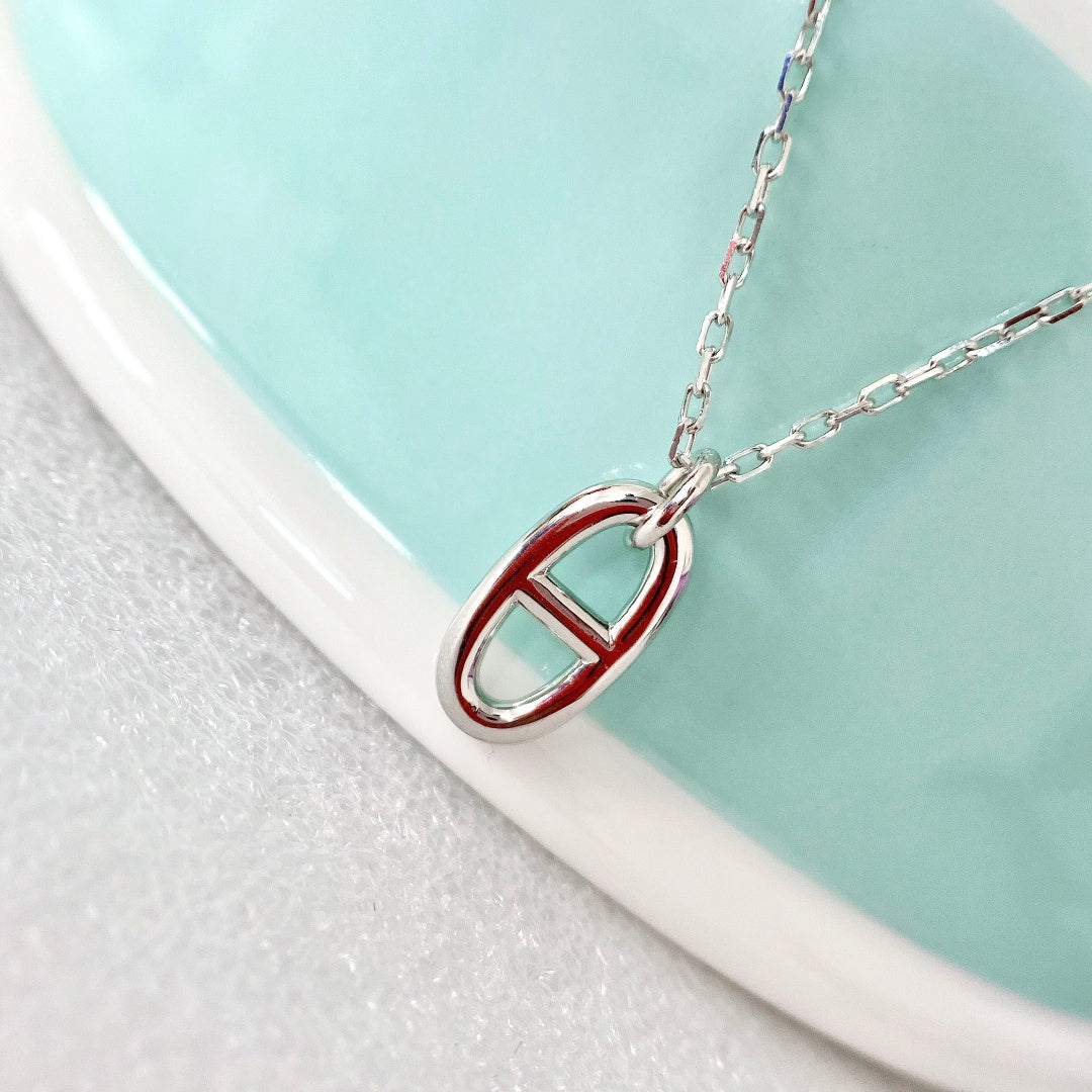 [Lucky Star]HM PIG NOSE NECKLACE