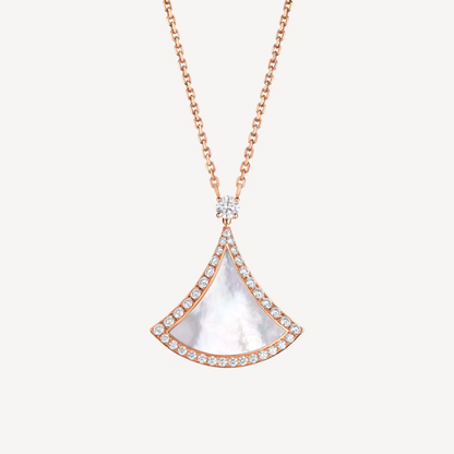 [Lucky Star] DREAM MOP DIAMANT GEPAPERTE ROSA GOLD HALSKETTE