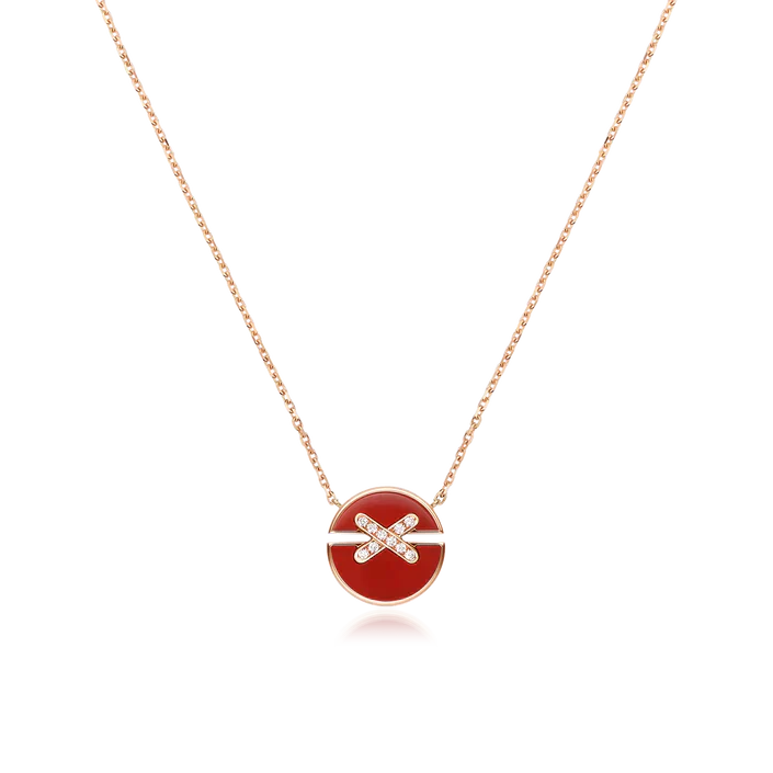 [らき☆すた]JEUX DE ROSE ゴールドダイヤモンドネックレス