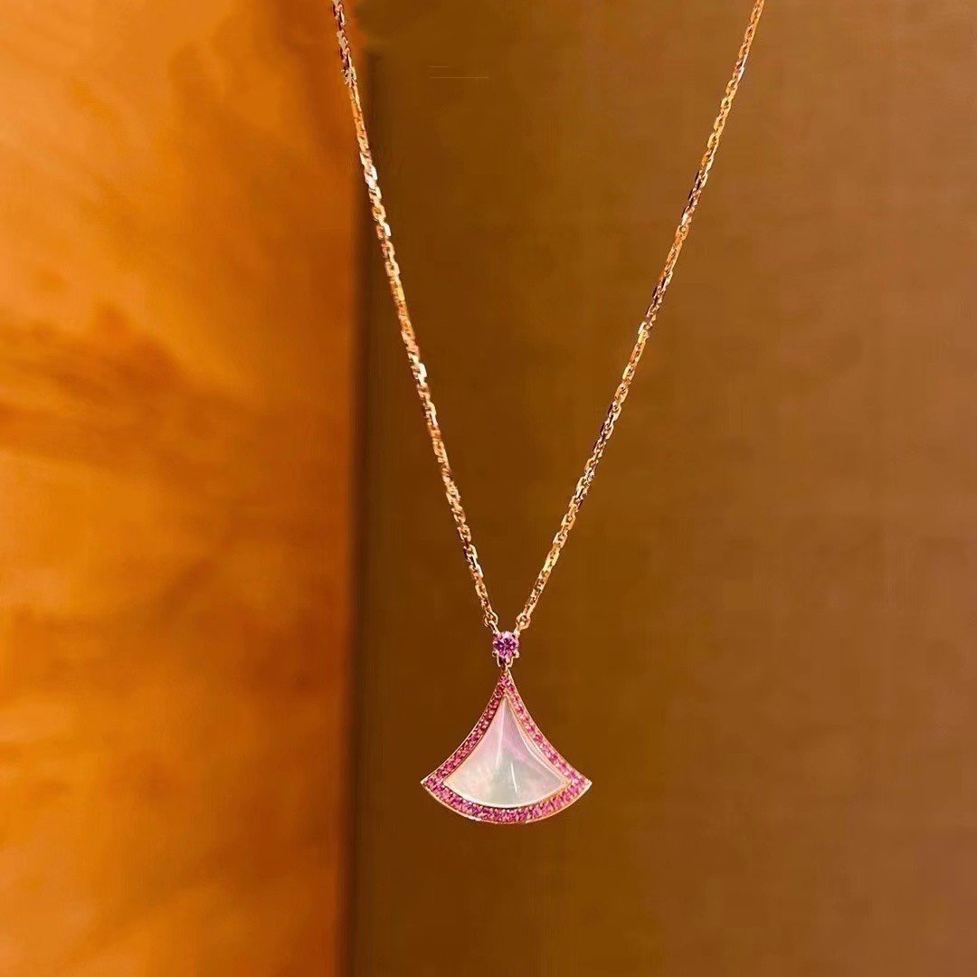 [Lucky Star] TRAUM HALSKETTE MOP DIAMANT ROSA