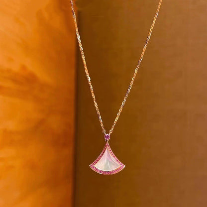 [Lucky Star] TRAUM HALSKETTE MOP DIAMANT ROSA
