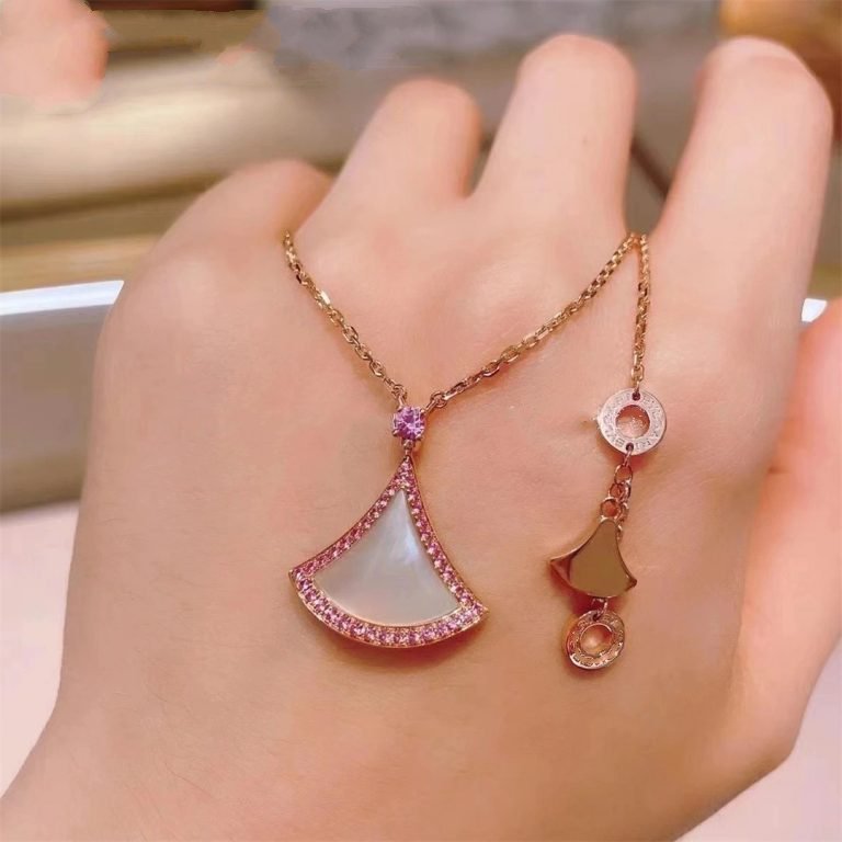 [Lucky Star] TRAUM HALSKETTE MOP DIAMANT ROSA