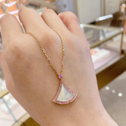 [Lucky Star] TRAUM HALSKETTE MOP DIAMANT ROSA