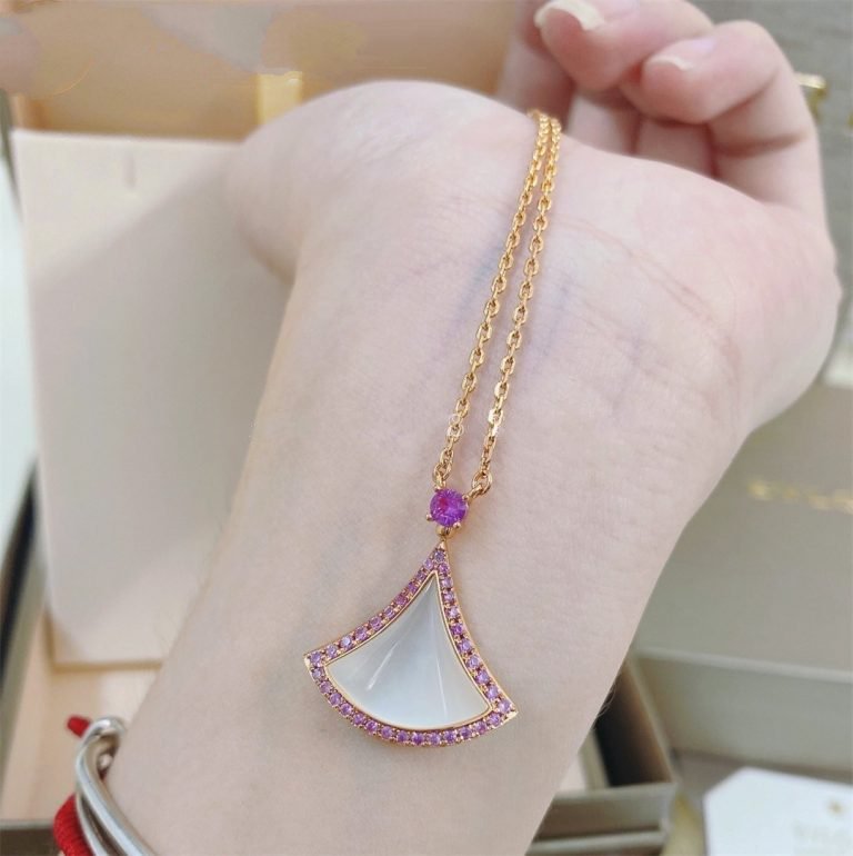 [Lucky Star] TRAUM HALSKETTE MOP DIAMANT ROSA