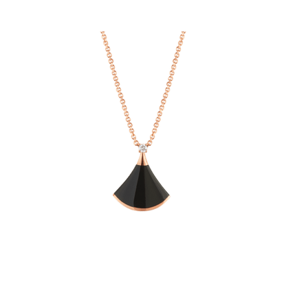 [Lucky Star] TRAUM HALSKETTE ONYX 1 DIAMANT
