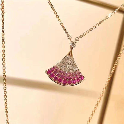 [Lucky Star]DREAM HALSKETTE ROSA GOLD ROSA DIAMANT