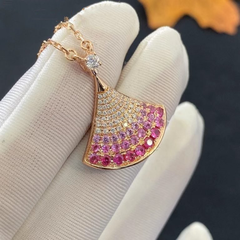 [Lucky Star]DREAM HALSKETTE ROSA GOLD ROSA DIAMANT