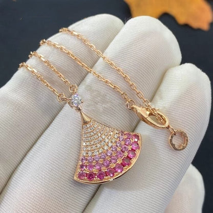 [Lucky Star]DREAM HALSKETTE ROSA GOLD ROSA DIAMANT